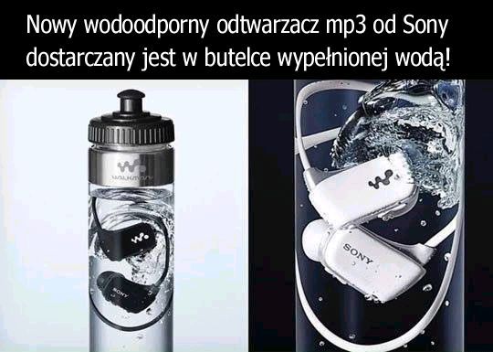 Wodoodporny odtwarzacz MP3