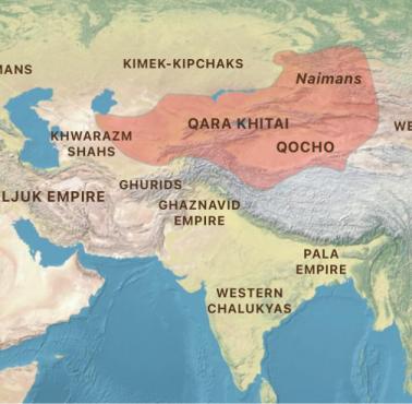 Qara Khitai (Chanat Kara Kitajów) rządzony przez proto Mongołów w latach 1124-1218