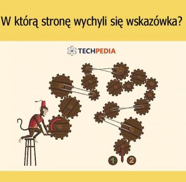 W którą stronę wychyli się wskazówka?