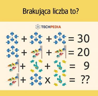 Brakująca liczba to?