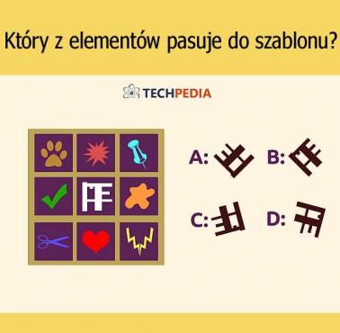 Który z elementów pasuje do szablonu?