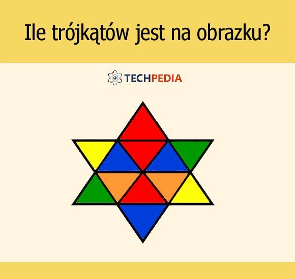 Ile trójkątów jest na obrazku?