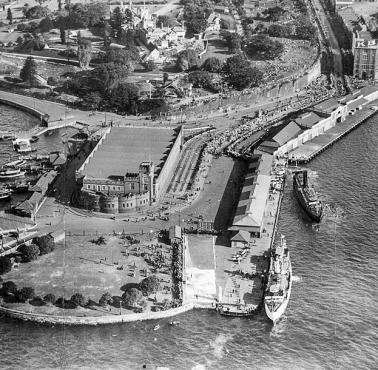 Miejsce, w którym wybudowano Operę w Sydney (Sydney Opera House), 1957