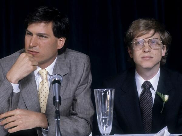 Steve Jobs i Bill Gates, Nowy Jork, 1984