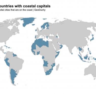 Kraje, których stolice znajdują się nad morzem lub oceanem