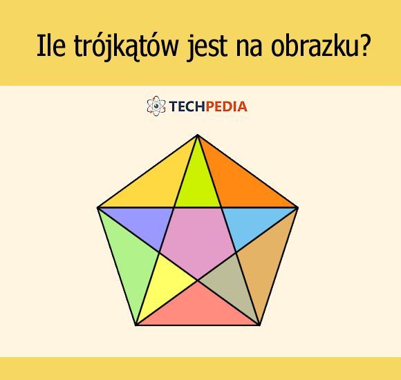 Ile trójkątów jest na obrazku?