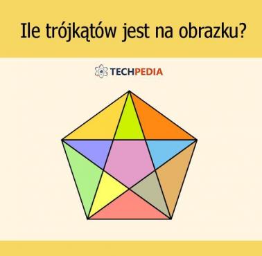 Ile trójkątów jest na obrazku?