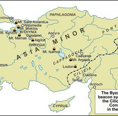 Powstały na początku IX wieku bizantyjski system alarmowy