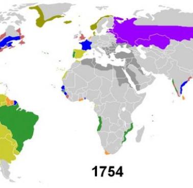 Podboje państw kolonialnych, od XV wieku do współczesności (animacja)