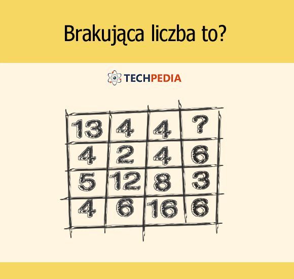 Brakująca liczba to?