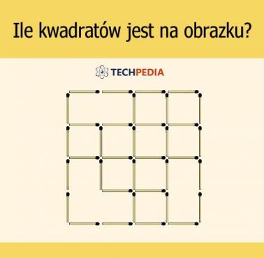 Ile kwadratów jest na obrazku?