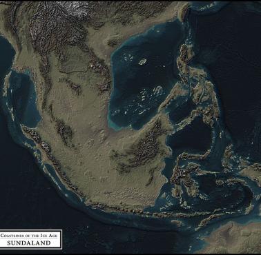 Sundaland (region Azji Południowo-Wschodniej) w czasach epoki lodowcowej