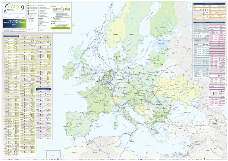 Europejska sieć gazowa, 2021
