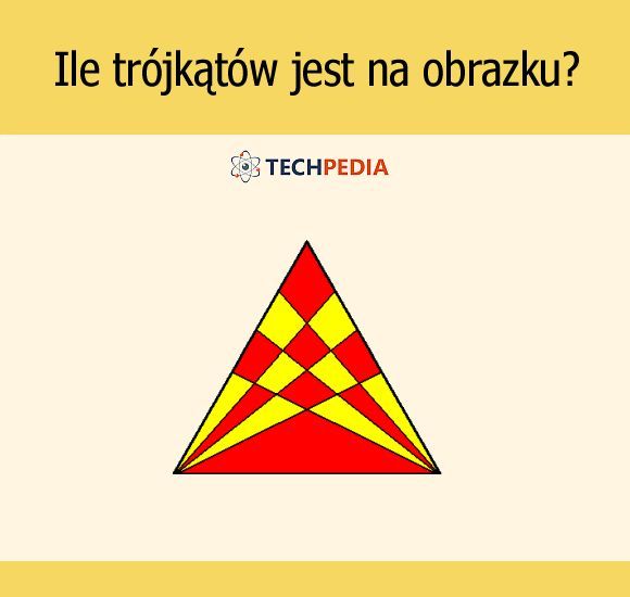 Ile trójkątów jest na obrazku?