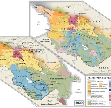 Zmiany etniczne na Kaukazie w latach 1880–2020, 140 lat