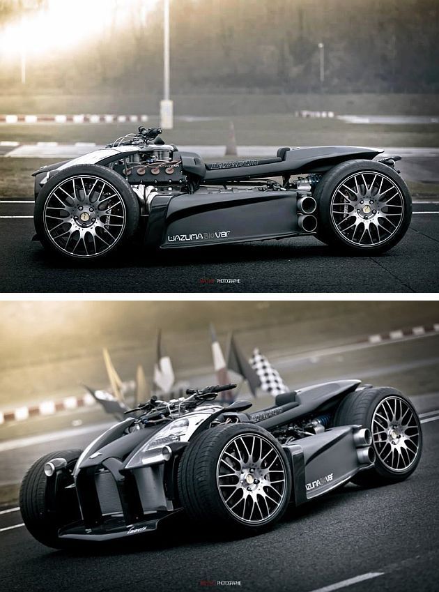 Quad z silnikiem Ferrari - Wazuma V8F