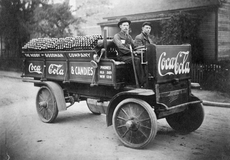 Dostawczak Coca-Coli na bazie samochodu Pontiac, Knoxville, 1909
