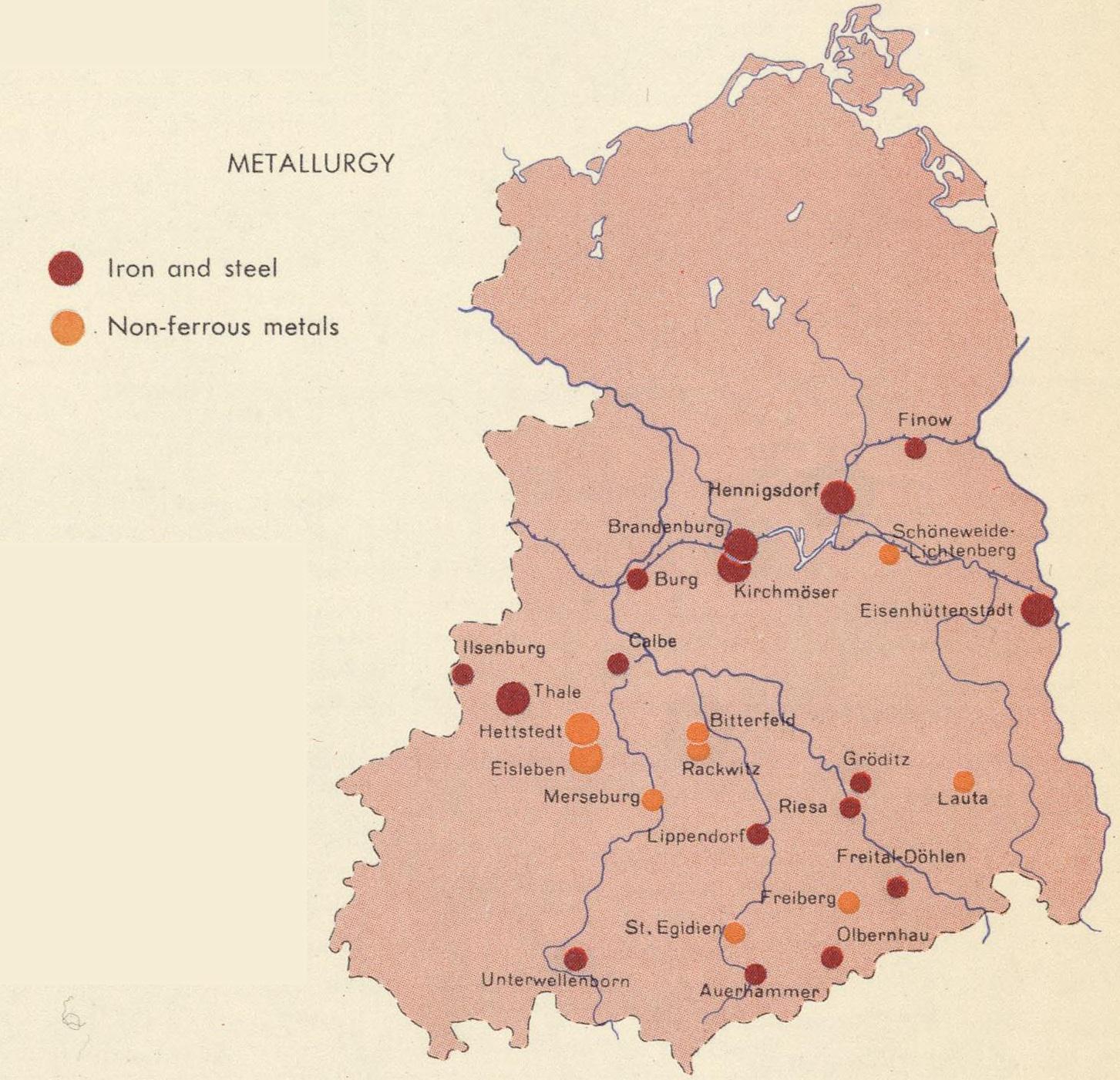 Produkcja żelaza i stali w NRD, lata 60., 1967