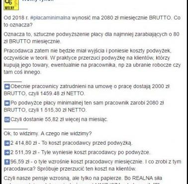 Krótki kurs ekonomii: płaca minimalna w Polsce