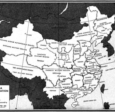 Prowincje i terytoria Chińskiej Republiki Ludowej (Chin), 1960