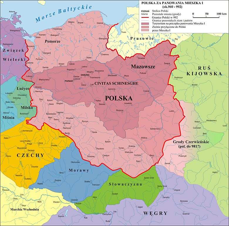 Polska w czasach Mieszka I, lata 960-992