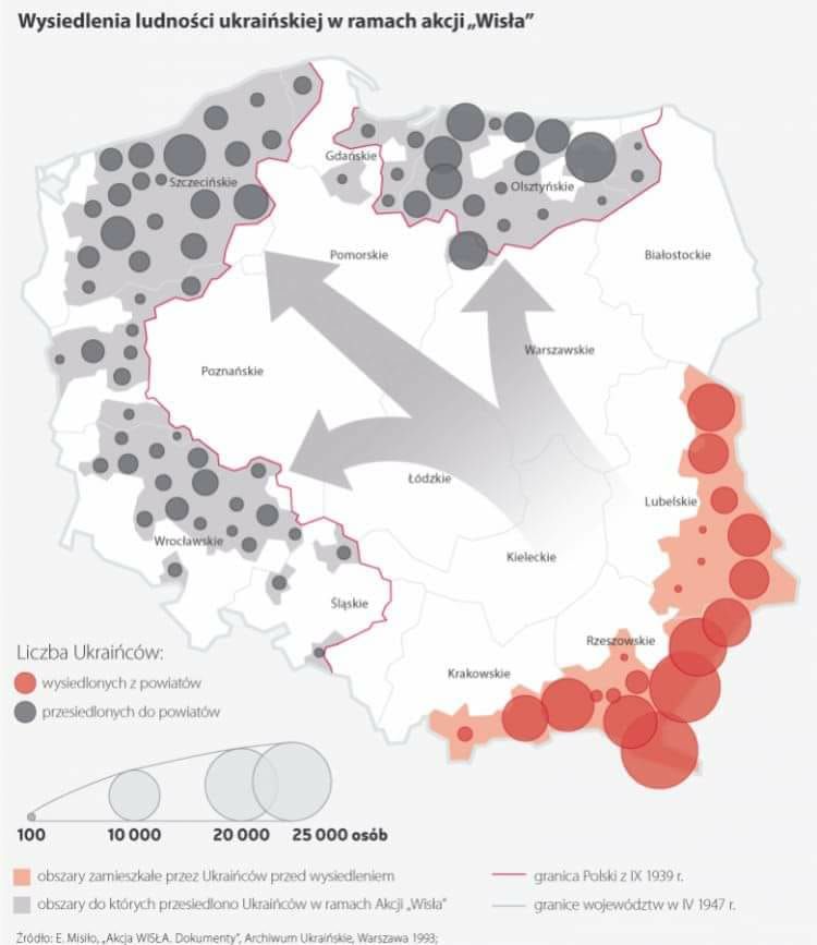 Wysiedlenie ludności ukraińskiej w ramach akcji 