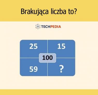 Brakująca liczba to?