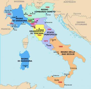 Włochy przed zjednoczeniem (Półwysep Apeniński)