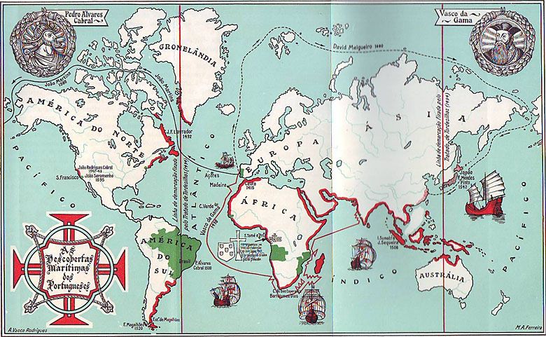 Historia największych portugalskich odkryć geograficznych w 15-17 wieku