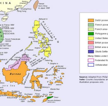 Kolonie w Azji Południowo-Wschodniej w latach 1870-1914