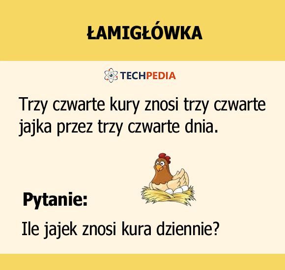 Jakie jest rozwiązanie łamigłówki?