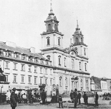 Warszawa, kościół pod wezwaniem Świętego Krzyża, 1870