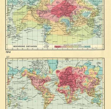 Podróżowanie z Londynu w 1914 i 2016 roku