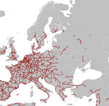 Europejski system autostrad i dróg ekspressowych (sieć dróg), stan czerwiec 2017