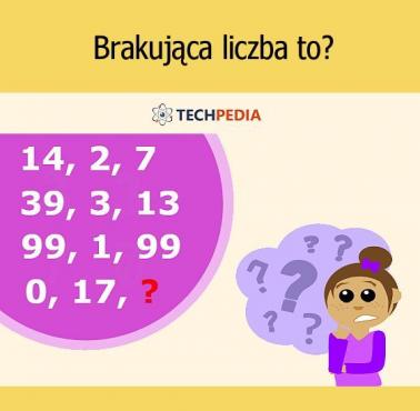 Brakująca liczba to?