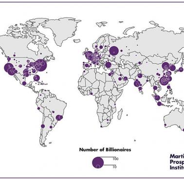 W którym miastach na świecie jest najwięcej miliarderów, dane 2016