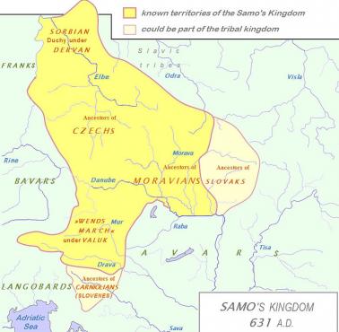 Tajemnicze państwo Samona, które istniało w latach 623-660 na terenach obecnych m.in. Czech i Austrii