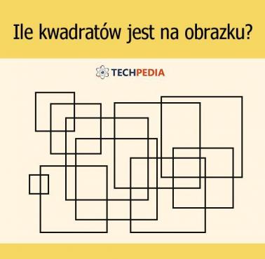 Ile kwadratów jest na obrazku?