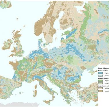 Międzynarodowa mapa hydrogeologiczna (wód podziemnych) Europy