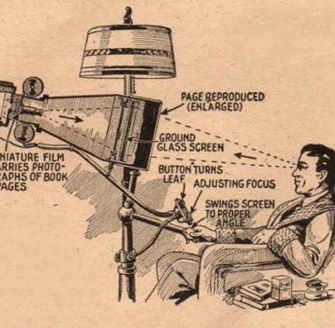 Tak wyobrażono sobie czytnik ebooków w 1935 roku