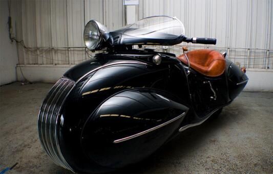 Amerykański K.J Henderson Motorbike, 1936