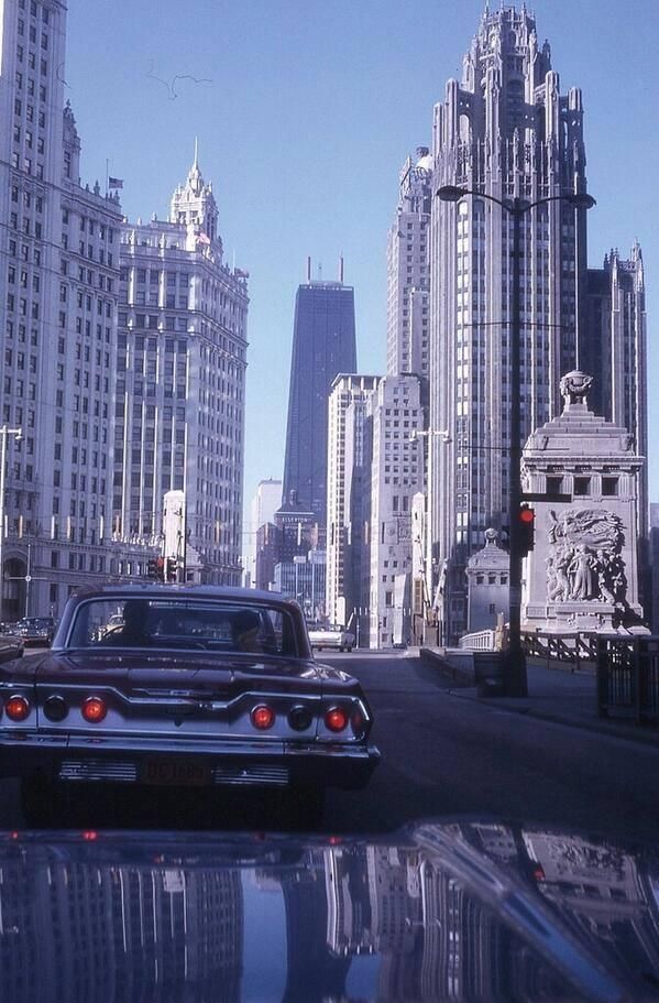 Centrum Chicago w 1969 roku