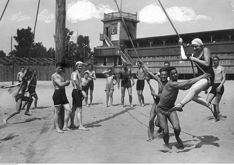 Plaża Poniatówka, W-wa, 1927