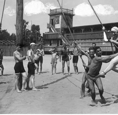 Plaża "Poniatówka", W-wa, 1927