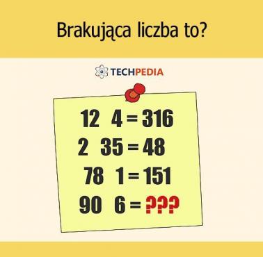 Brakująca liczba to?