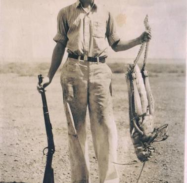 Gigantyczny konik polny, Miles City, Montana, 1937