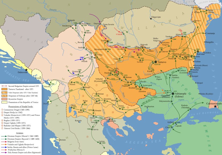 Ekspansja Imperium Osmańskiego w Europie w latach 1352–1395