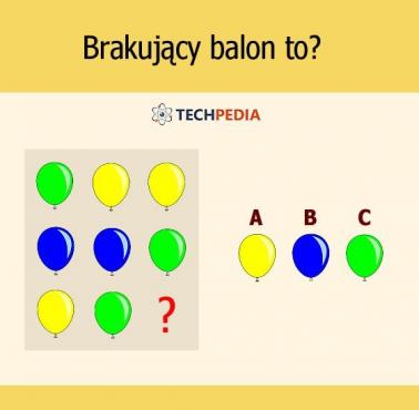 Brakujący balon to?