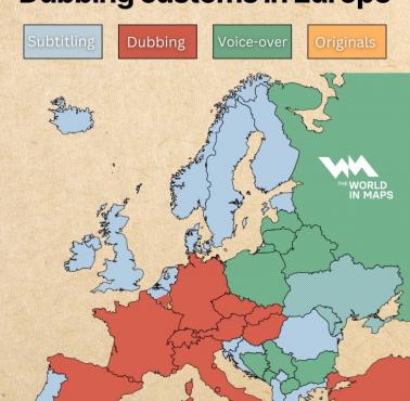 Dubbingowanie w Europie