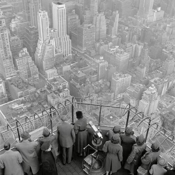 Widok z Empire State Building, 1950